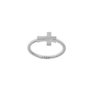 ♥️ SOLID CROSS STERLING SILVER RING